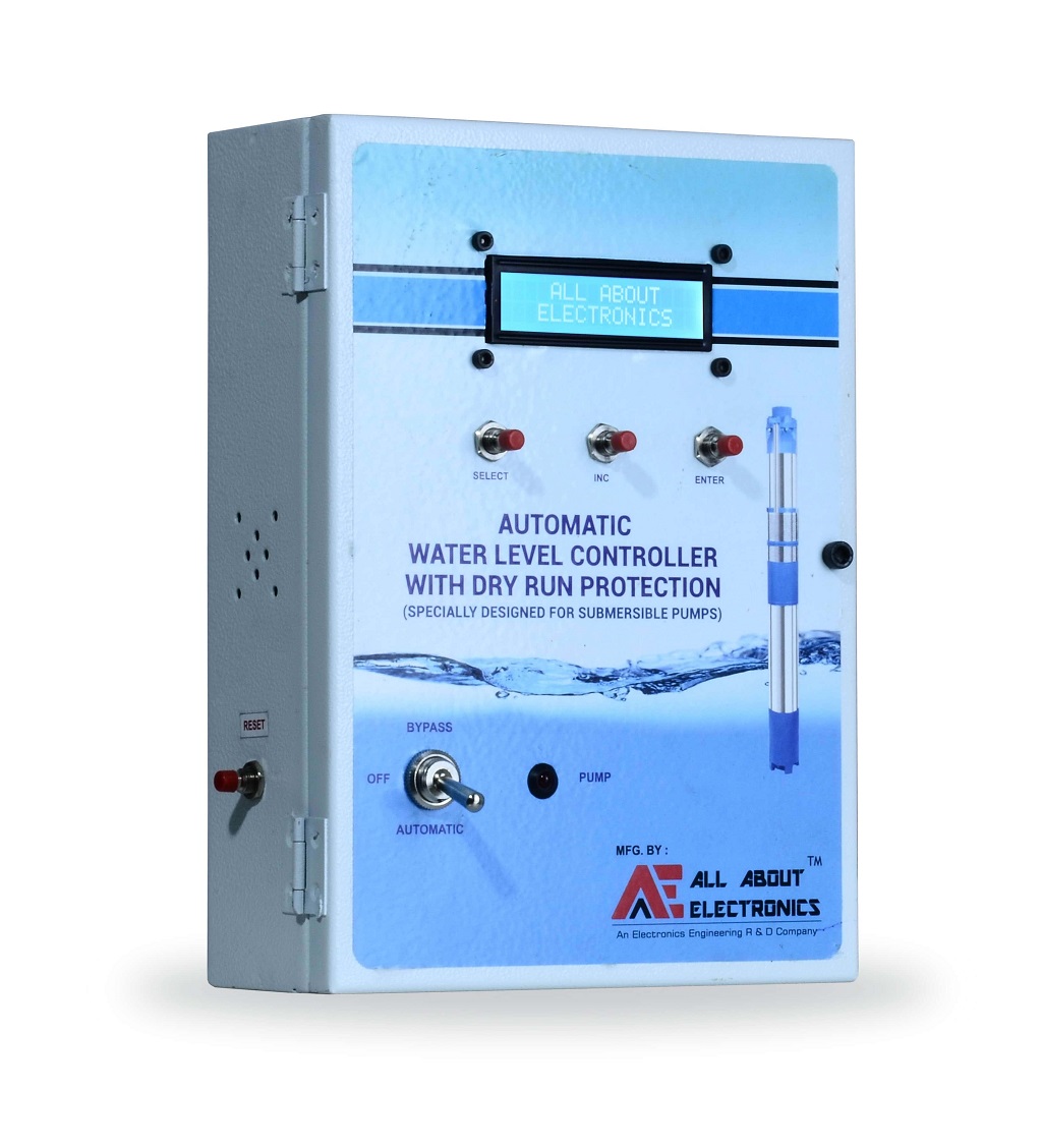 DRWLC-01 1-Phase Automatic Water Level Controller With Dry Run Protection
